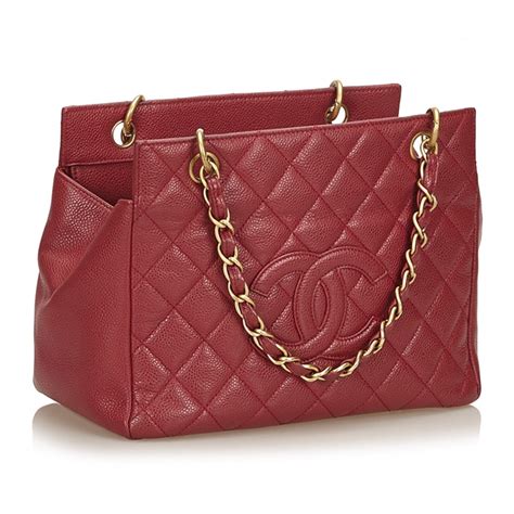 red caviar chanel bag